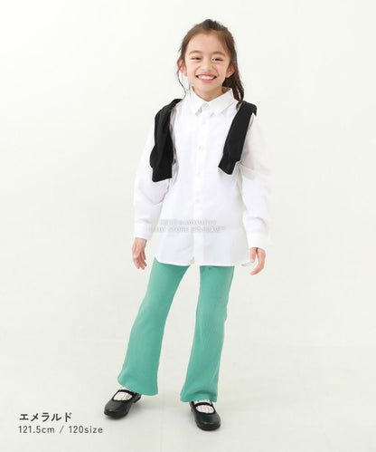 日本童裝 dev!rock 羅紋喇叭褲 100-160cm 女童款 冬季 PANTS