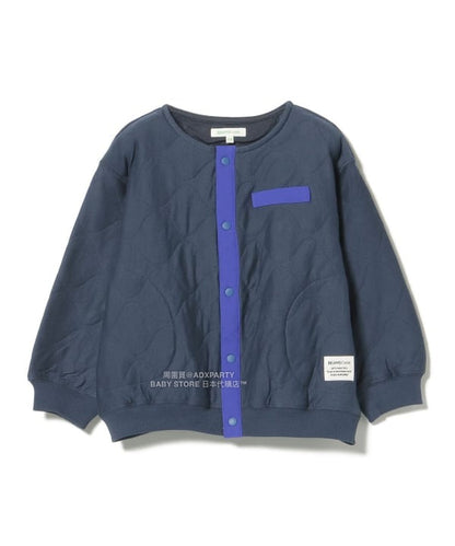 日本童裝 BEAMS mini 絎縫啪扣外套 90-150cm 男童款/女童款 秋冬季 (適合初秋、香港平均溫度）OUTERWEAR 