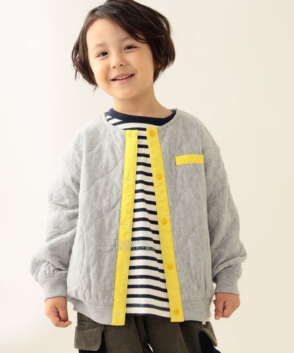 日本童裝 BEAMS mini 絎縫啪扣外套 90-150cm 男童款/女童款 秋冬季 (適合初秋、香港平均溫度）OUTERWEAR 