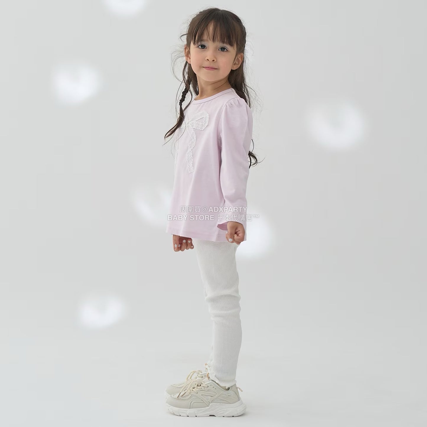 日本童裝 Ly# mine 彈力緊身長褲 100-150cm 女童款 秋季 PANTS 聖誕紅/新年紅