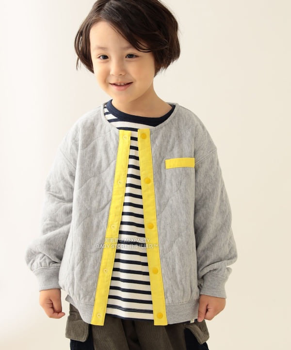 日本童裝 BEAMS mini 絎縫啪扣外套 90-150cm 男童款/女童款 秋冬季 (適合初秋、香港平均溫度）OUTERWEAR 