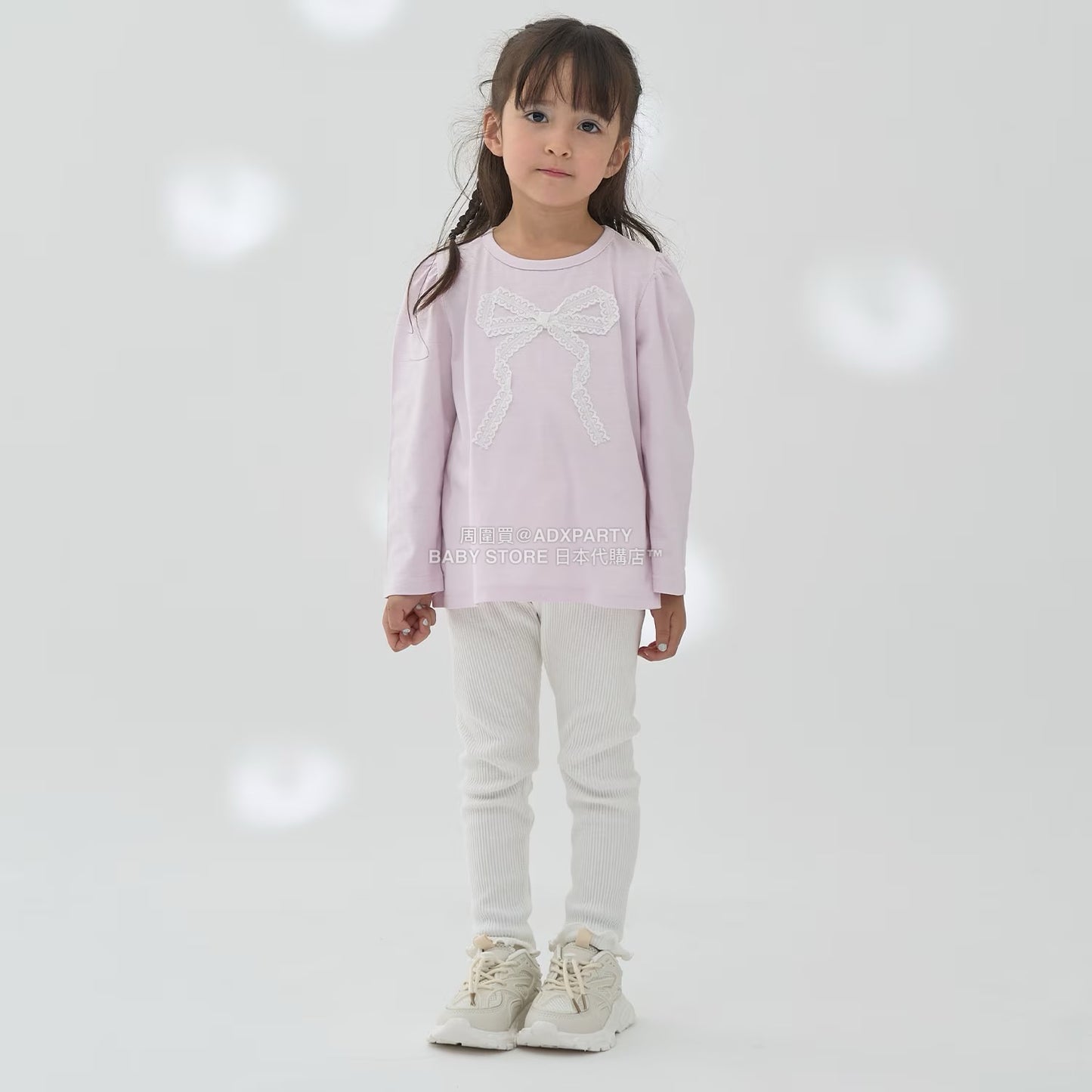 日本童裝 Ly# mine 彈力緊身長褲 100-150cm 女童款 秋季 PANTS 聖誕紅/新年紅