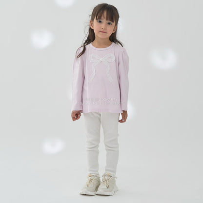 日本童裝 Ly# mine 彈力緊身長褲 100-150cm 女童款 秋季 PANTS 聖誕紅/新年紅