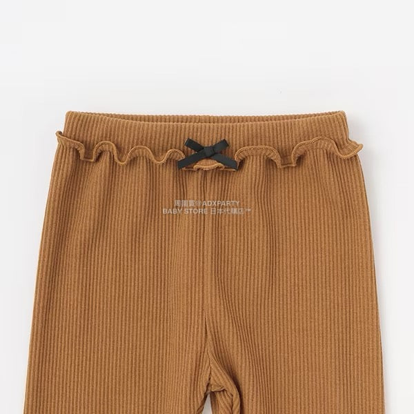 日本童裝 Ly# mine 彈力緊身長褲 100-150cm 女童款 秋季 PANTS 聖誕紅/新年紅