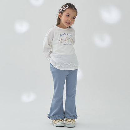 日本童裝 Ly# mine 蓬鬆皺褶喇叭長褲 100-140cm 女童款 秋季 PANTS