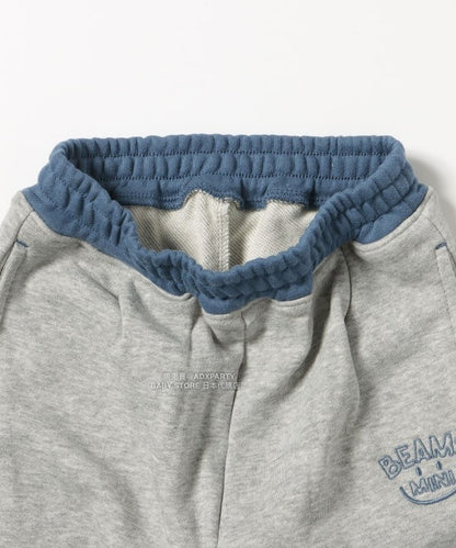 日本童裝 BEAMS mini 微笑logo運動褲 90-140cm 男童款 秋冬季 PANTS