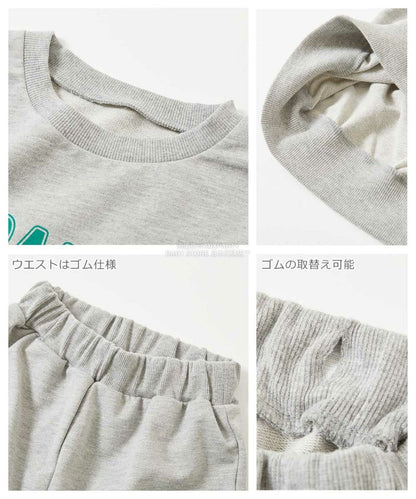 日本童裝 dev!rock 學院風衛衣兩件套裝 100-160cm 女童款 冬季 TOPS PANTS