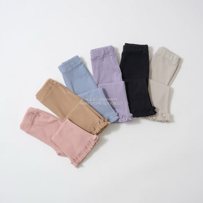 日本童裝 Ly# mine 蓬鬆皺褶喇叭長褲 100-140cm 女童款 秋季 PANTS