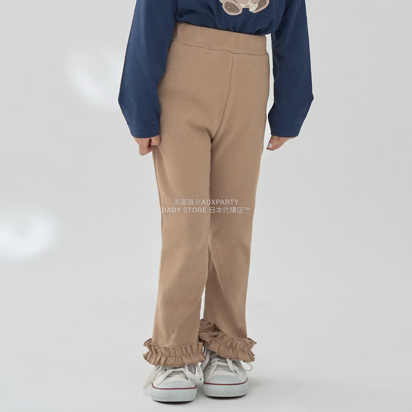 日本童裝 Ly# mine 蓬鬆皺褶喇叭長褲 100-140cm 女童款 秋季 PANTS