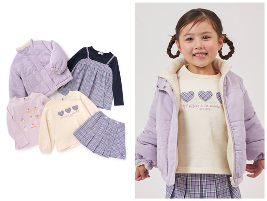 日本直送 KP 福袋5點 90-130cm 女童款 2026年日本新春福袋 福袋不參與$900免運 滿$900可加$25免運 【日本預售：2026年1月1日】