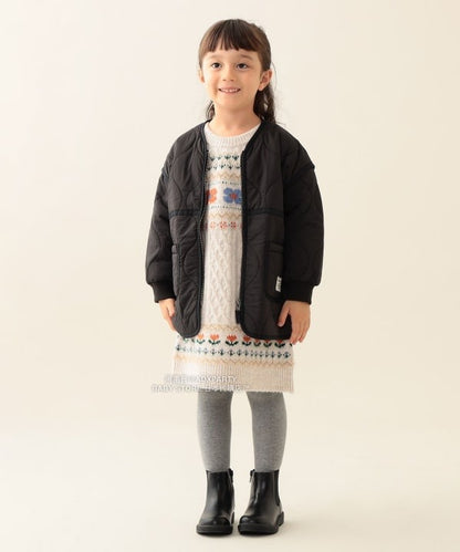 日本童裝 BEAMS mini 絎縫拉鍊外套 90-150cm 男童款/女童款 秋冬季  (適合初秋、香港平均溫度、寒冷天氣）OUTERWEAR 