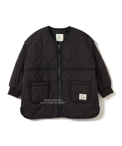 日本童裝 BEAMS mini 絎縫拉鍊外套 90-150cm 男童款/女童款 秋冬季  (適合初秋、香港平均溫度、寒冷天氣）OUTERWEAR 