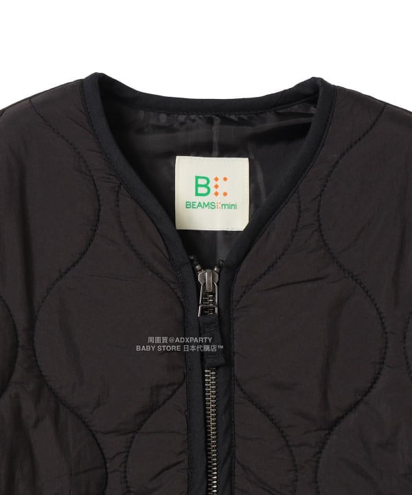 日本童裝 BEAMS mini 絎縫拉鍊外套 90-150cm 男童款/女童款 秋冬季  (適合初秋、香港平均溫度、寒冷天氣）OUTERWEAR 