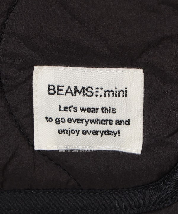 日本童裝 BEAMS mini 絎縫拉鍊外套 90-150cm 男童款/女童款 秋冬季  (適合初秋、香港平均溫度、寒冷天氣）OUTERWEAR 