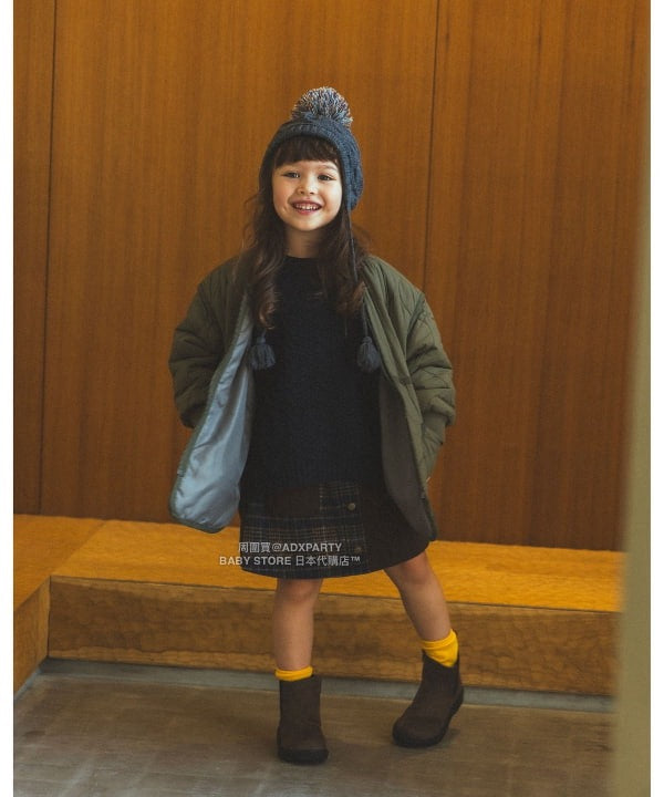 日本童裝 BEAMS mini 絎縫拉鍊外套 90-150cm 男童款/女童款 秋冬季  (適合初秋、香港平均溫度、寒冷天氣）OUTERWEAR 