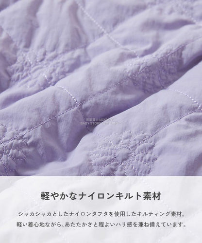 日本童裝 dev!rock 防風 花卉絎縫短裙 100-160cm 女童款 冬季 SKIRTS
