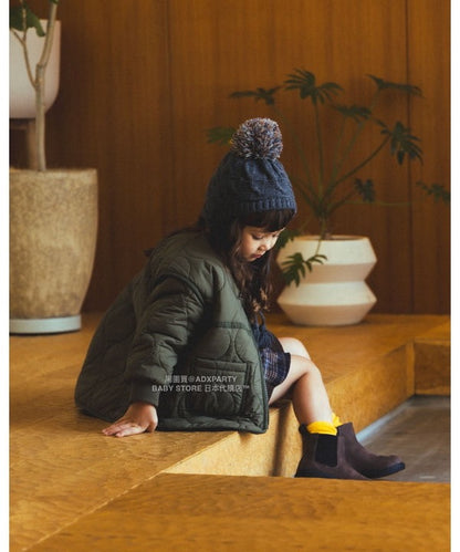 日本童裝 BEAMS mini 絎縫拉鍊外套 90-150cm 男童款/女童款 秋冬季  (適合初秋、香港平均溫度、寒冷天氣）OUTERWEAR 