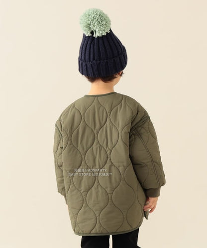 日本童裝 BEAMS mini 絎縫拉鍊外套 90-150cm 男童款/女童款 秋冬季  (適合初秋、香港平均溫度、寒冷天氣）OUTERWEAR 