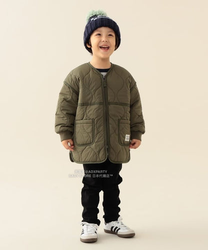 日本童裝 BEAMS mini 絎縫拉鍊外套 90-150cm 男童款/女童款 秋冬季  (適合初秋、香港平均溫度、寒冷天氣）OUTERWEAR 