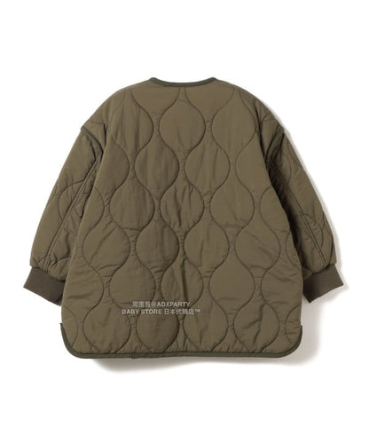 日本童裝 BEAMS mini 絎縫拉鍊外套 90-150cm 男童款/女童款 秋冬季  (適合初秋、香港平均溫度、寒冷天氣）OUTERWEAR 