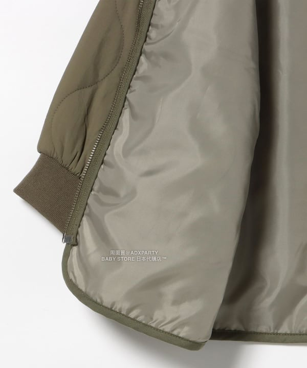 日本童裝 BEAMS mini 絎縫拉鍊外套 90-150cm 男童款/女童款 秋冬季  (適合初秋、香港平均溫度、寒冷天氣）OUTERWEAR 