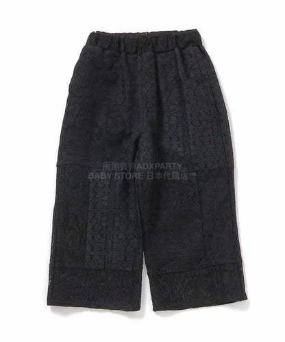 日本童裝 BREEZE 拼接蕾絲長褲 90-140cm 女童款 夏季 PANTS