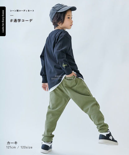 日本童裝 dev!rock 超彈性休閒長褲 100-160cm 男童款/女童款 冬季 PANTS