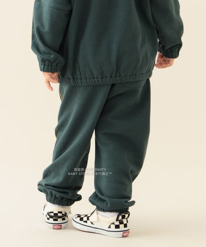 日本童裝 BEAMS mini 線條衛衣運動褲 90-140cm 男童款 秋冬季 PANTS