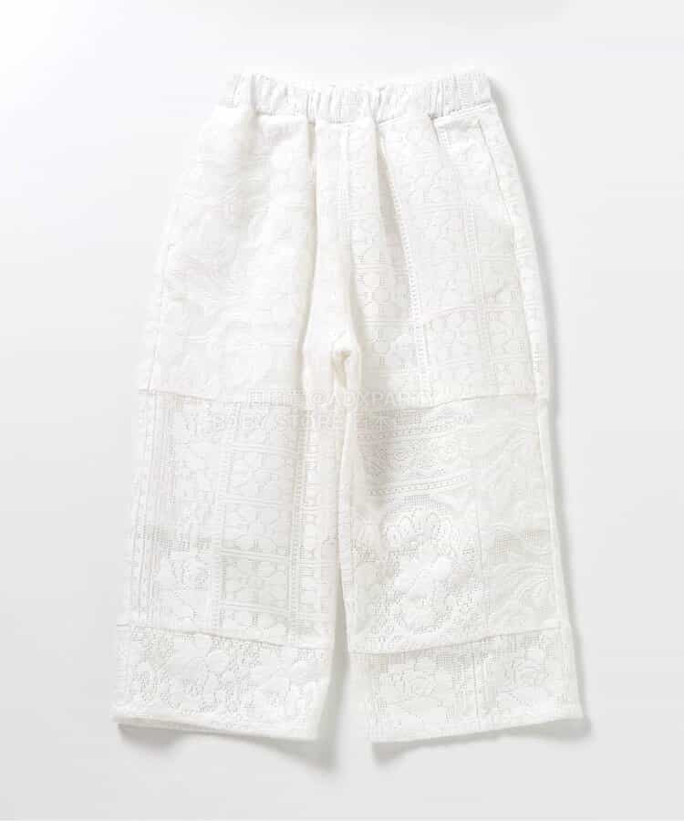 日本童裝 BREEZE 拼接蕾絲長褲 90-140cm 女童款 夏季 PANTS