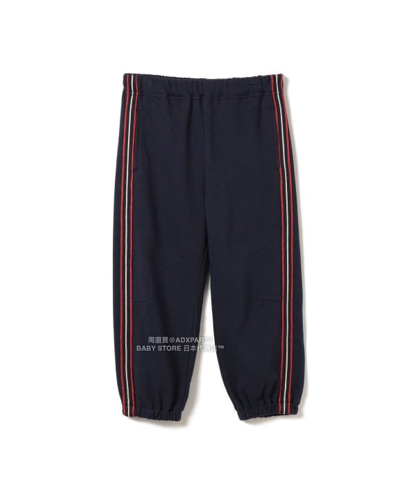 日本童裝 BEAMS mini 線條衛衣運動褲 90-140cm 男童款 秋冬季 PANTS