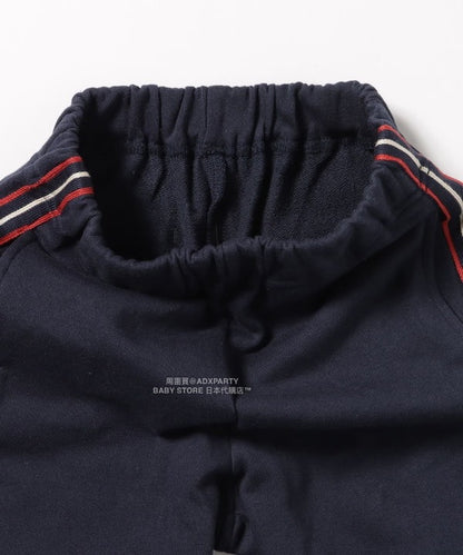 日本童裝 BEAMS mini 線條衛衣運動褲 90-140cm 男童款 秋冬季 PANTS