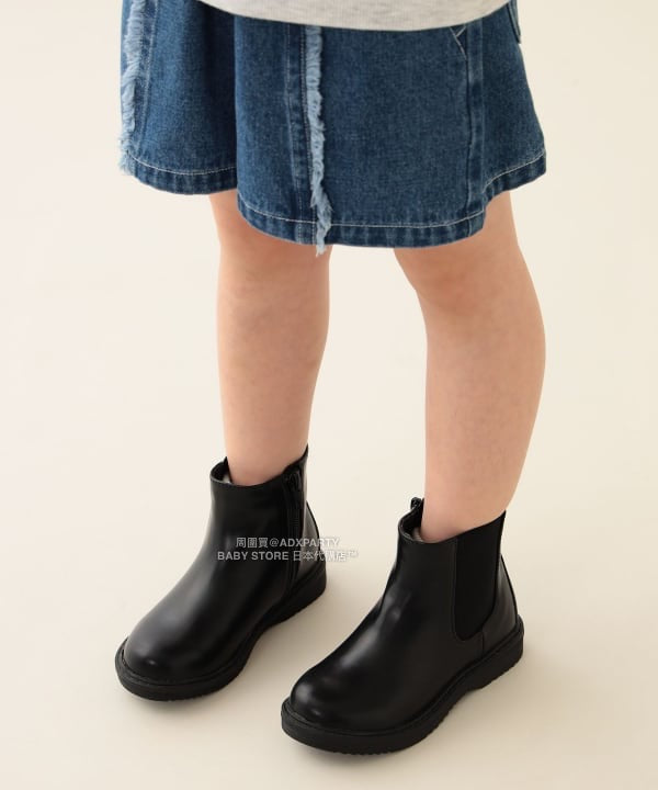 日本直送 BEAMS mini 麂皮短靴 16-19cm 鞋系列 其他品牌