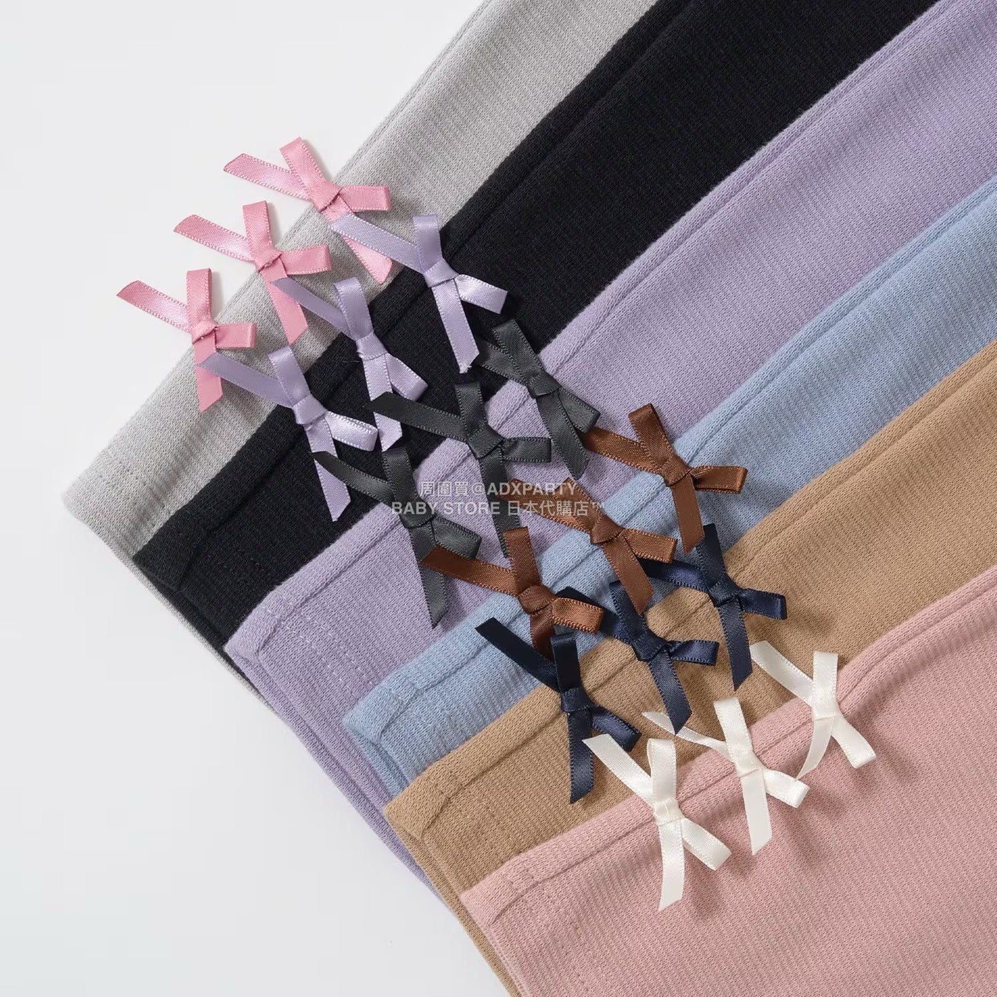 日本童裝 Ly# mine 後背荷葉邊蝴蝶結長褲 100-140cm 女童款 秋季 PANTS