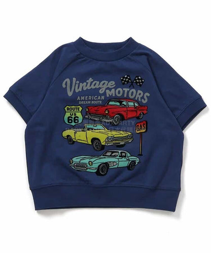 日本童裝 BREEZE 植絨圖案上衣 80-140cm 男童款 夏季 TOPS