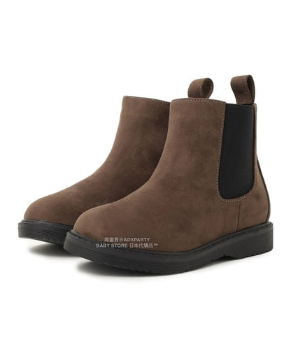 日本直送 BEAMS mini 麂皮短靴 16-19cm 鞋系列 其他品牌