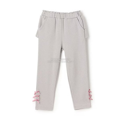 日本童裝 Ly# mine 後背荷葉邊蝴蝶結長褲 100-140cm 女童款 秋季 PANTS