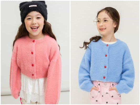 日本童裝 BREEZE 毛毛短外套 80-140cm 女童款 冬季 OUTERWEAR