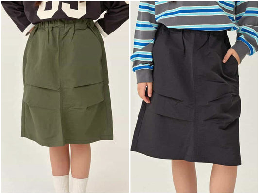 日本童裝 BREEZE 尼龍工裝裙 90-140cm 女童款 冬季 SKIRTS