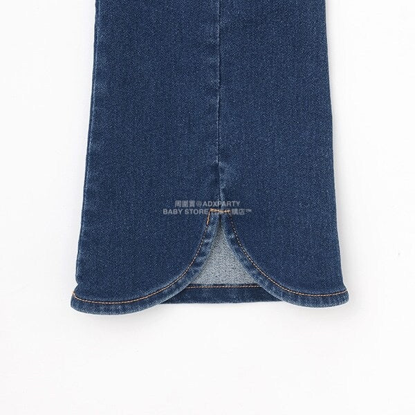 日本童裝 Ly# mine 後開衩喇叭褲 100-150cm 女童款 秋季 PANTS