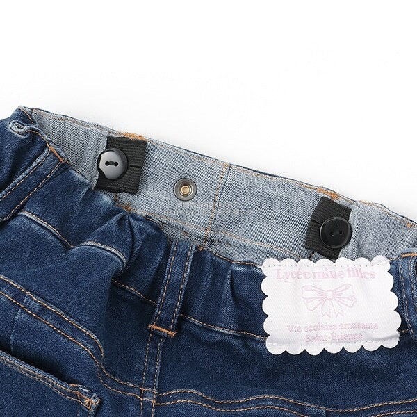 日本童裝 Ly# mine 後開衩喇叭褲 100-150cm 女童款 秋季 PANTS