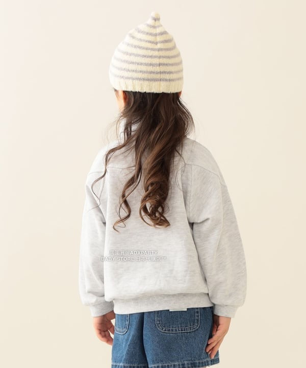 日本童裝 BEAMS mini 半拉鍊衛衣 90-140cm 男童款/女童款 秋冬季 TOPS