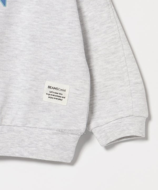 日本童裝 BEAMS mini 半拉鍊衛衣 90-140cm 男童款/女童款 秋冬季 TOPS
