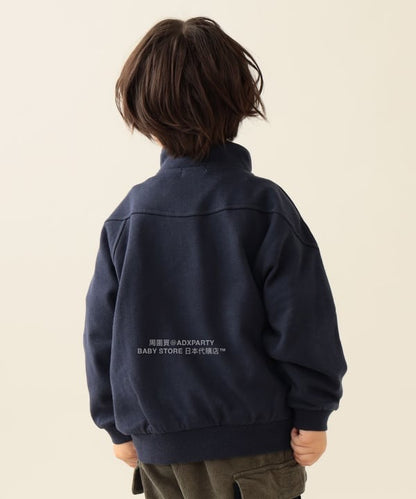 日本童裝 BEAMS mini 半拉鍊衛衣 90-140cm 男童款/女童款 秋冬季 TOPS