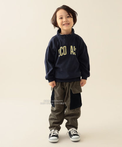 日本童裝 BEAMS mini 半拉鍊衛衣 90-140cm 男童款/女童款 秋冬季 TOPS