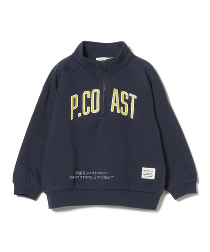 日本童裝 BEAMS mini 半拉鍊衛衣 90-140cm 男童款/女童款 秋冬季 TOPS