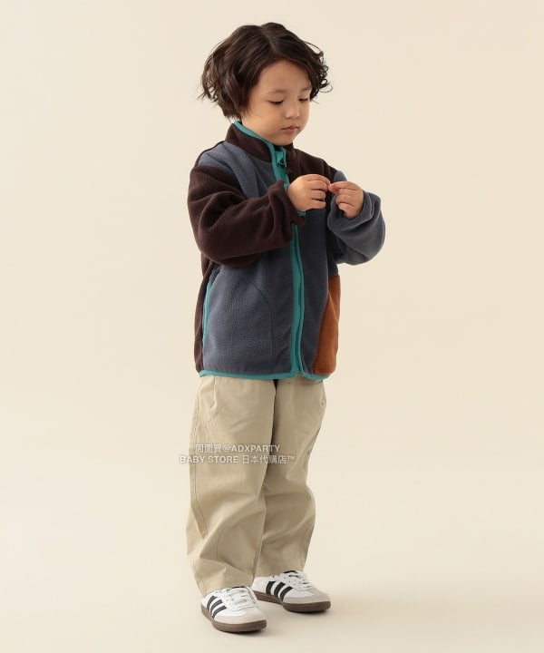 日本童裝 BEAMS mini 拼色抓毛外套 90-150cm 男童款/女童款 秋冬季 (適合初秋、香港平均溫度、寒冷天氣）OUTERWEAR