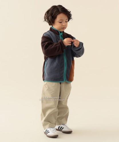 日本童裝 BEAMS mini 拼色抓毛外套 90-150cm 男童款/女童款 秋冬季 (適合初秋、香港平均溫度、寒冷天氣）OUTERWEAR