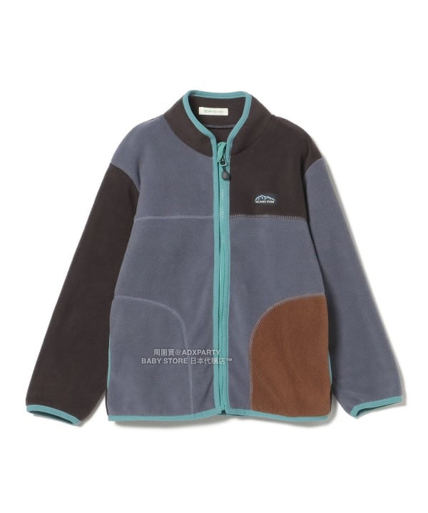 日本童裝 BEAMS mini 拼色抓毛外套 90-150cm 男童款/女童款 秋冬季 (適合初秋、香港平均溫度、寒冷天氣）OUTERWEAR