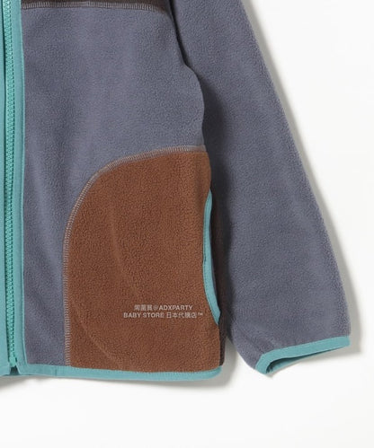 日本童裝 BEAMS mini 拼色抓毛外套 90-150cm 男童款/女童款 秋冬季 (適合初秋、香港平均溫度、寒冷天氣）OUTERWEAR