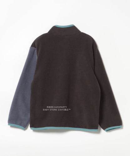 日本童裝 BEAMS mini 拼色抓毛外套 90-150cm 男童款/女童款 秋冬季 (適合初秋、香港平均溫度、寒冷天氣）OUTERWEAR